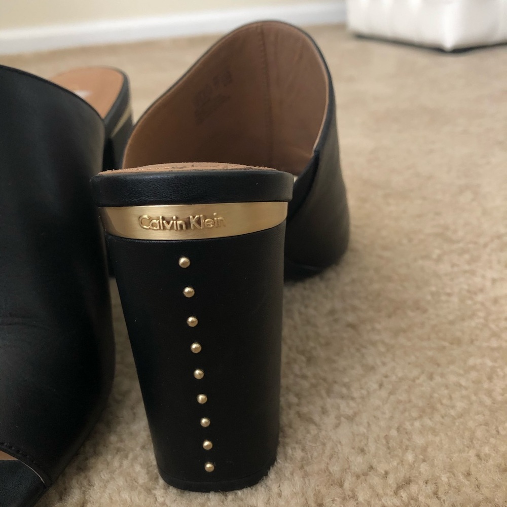 High heel mules